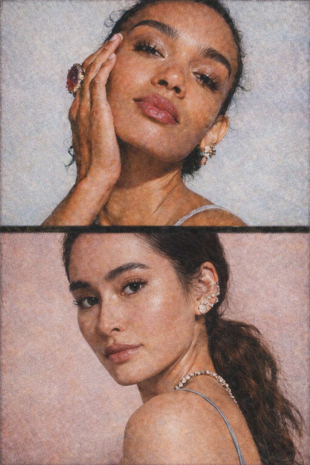 Beauty brand campaign work